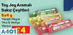 TOY JOY AROMALI SAKIZ ÇEŞİTLERİ 5X4 G